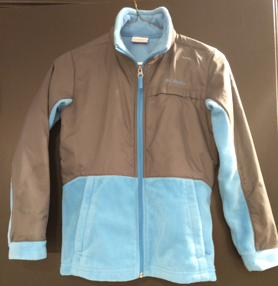 Boys' Columbia overlay fleece jacket